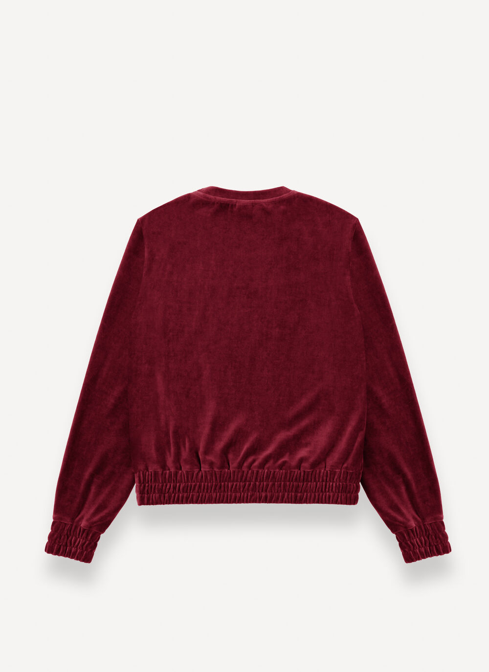 Sweat en velours &agrave; bande &eacute;lastique image number 4