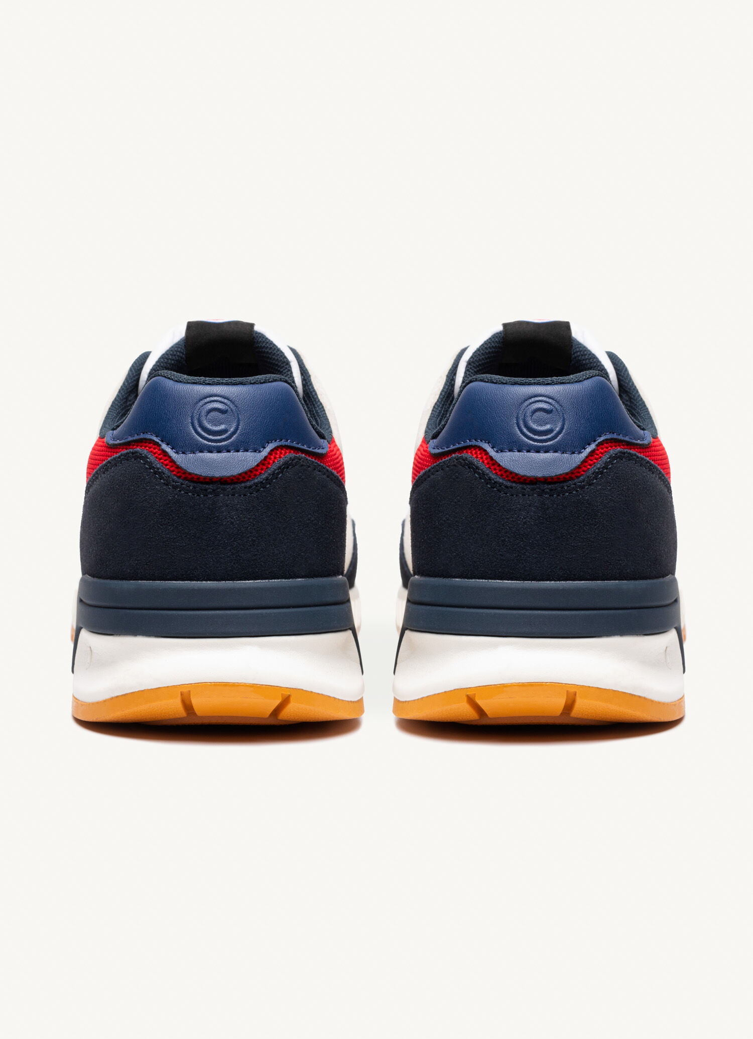 Buy Tommy Hilfiger Men Navy Iconic Runner Leather Sneakers - NNNOW.com