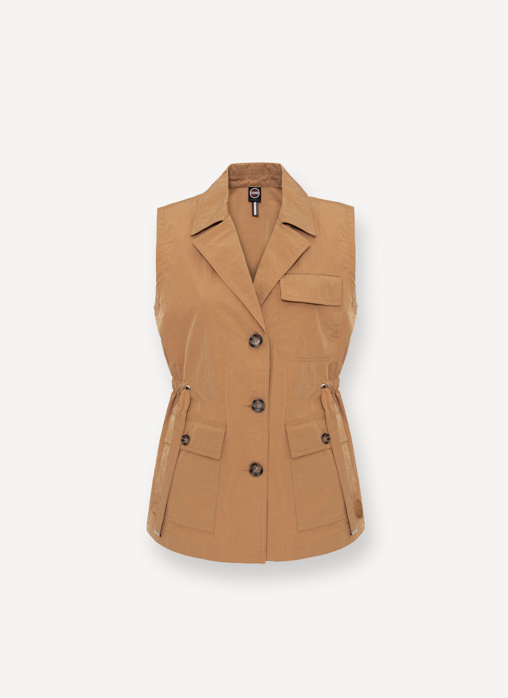 Cotton safari vest image number 4