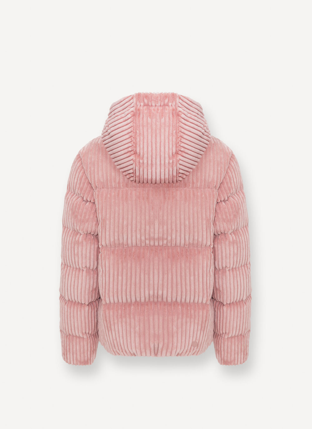 Corduroy down jacket wit hood image number 5