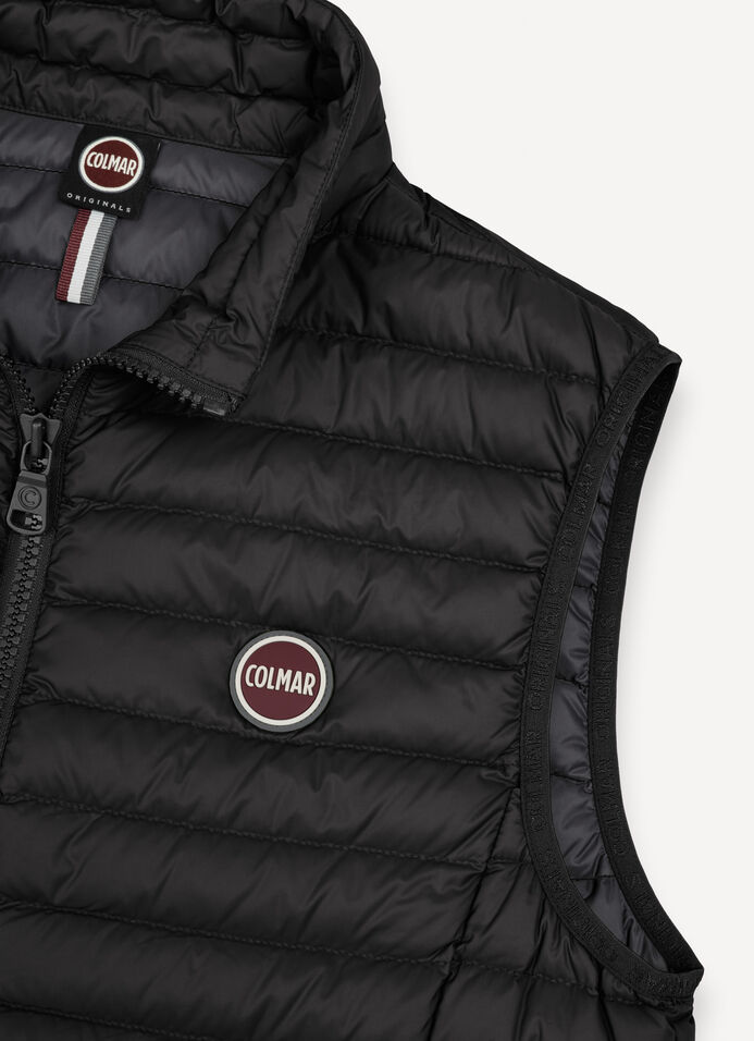 Quilted down vest image number 6