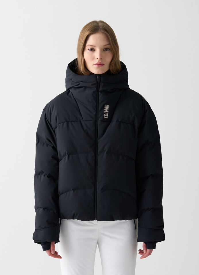 Cropped padded ski jacket image number 1