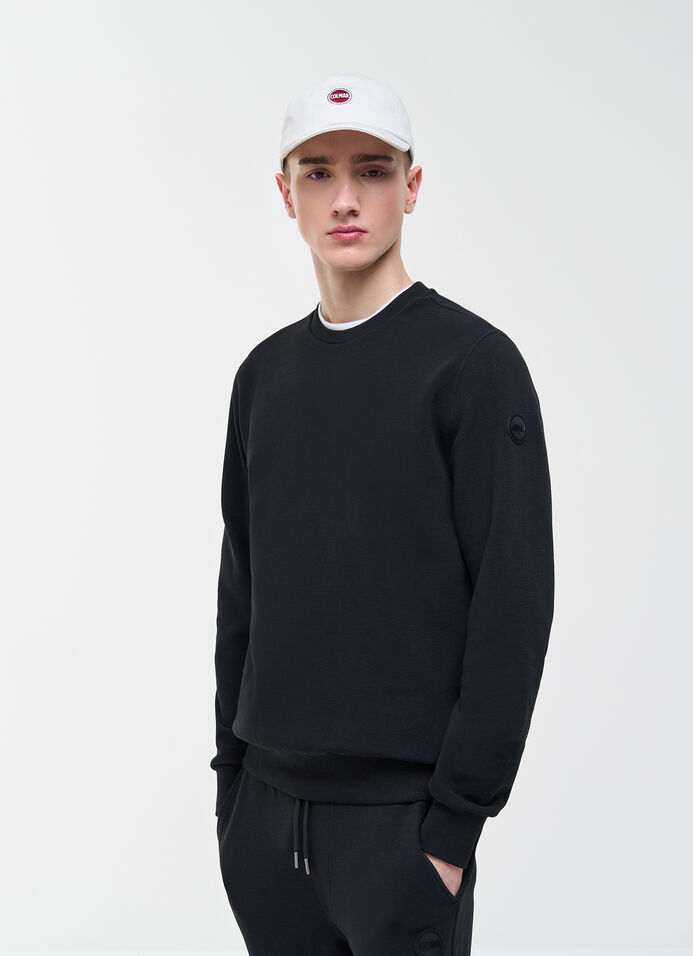 Needlecord crew-neck sweatshirt