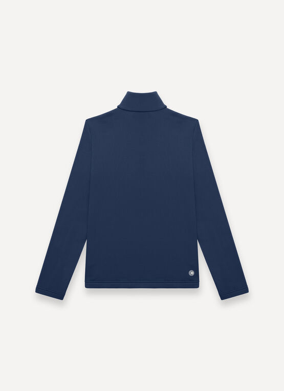 Half-zip stretch ski fleece