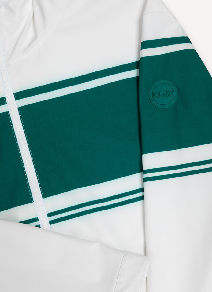 Softshell colorblock jacket image number 6