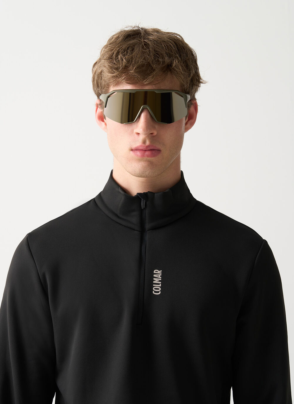 Half-zip stretch ski fleece image number 2
