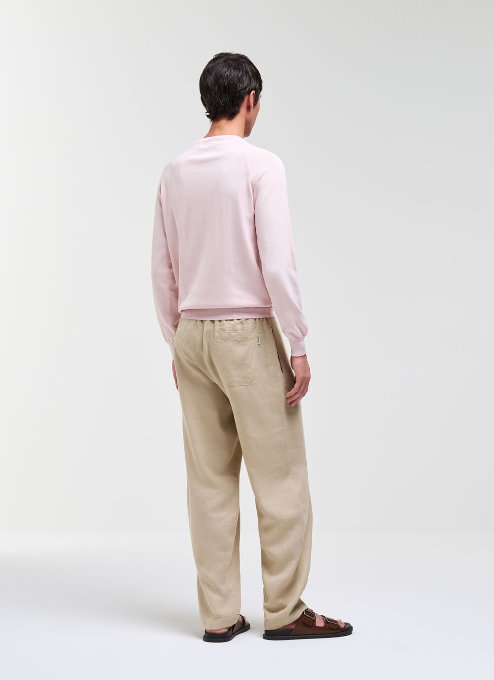 Lightweight crew neck pullover image number 3