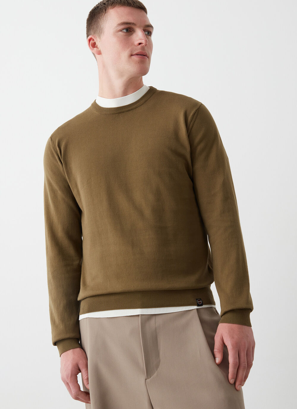 Faded crew-neck pullover image number 0