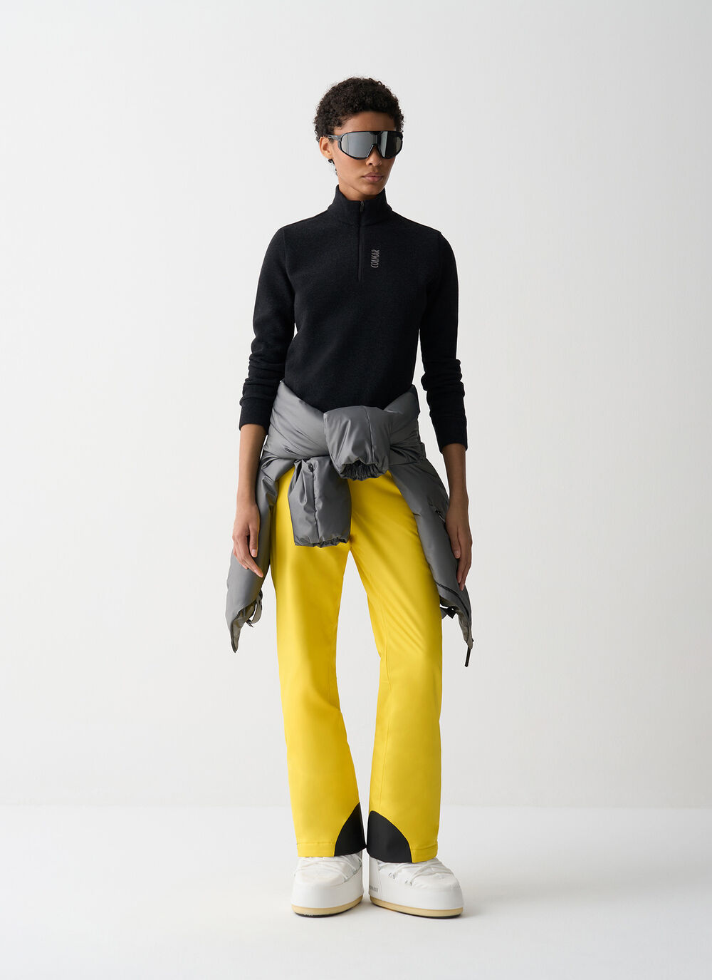 Half-zip wool ski fleece image number 0