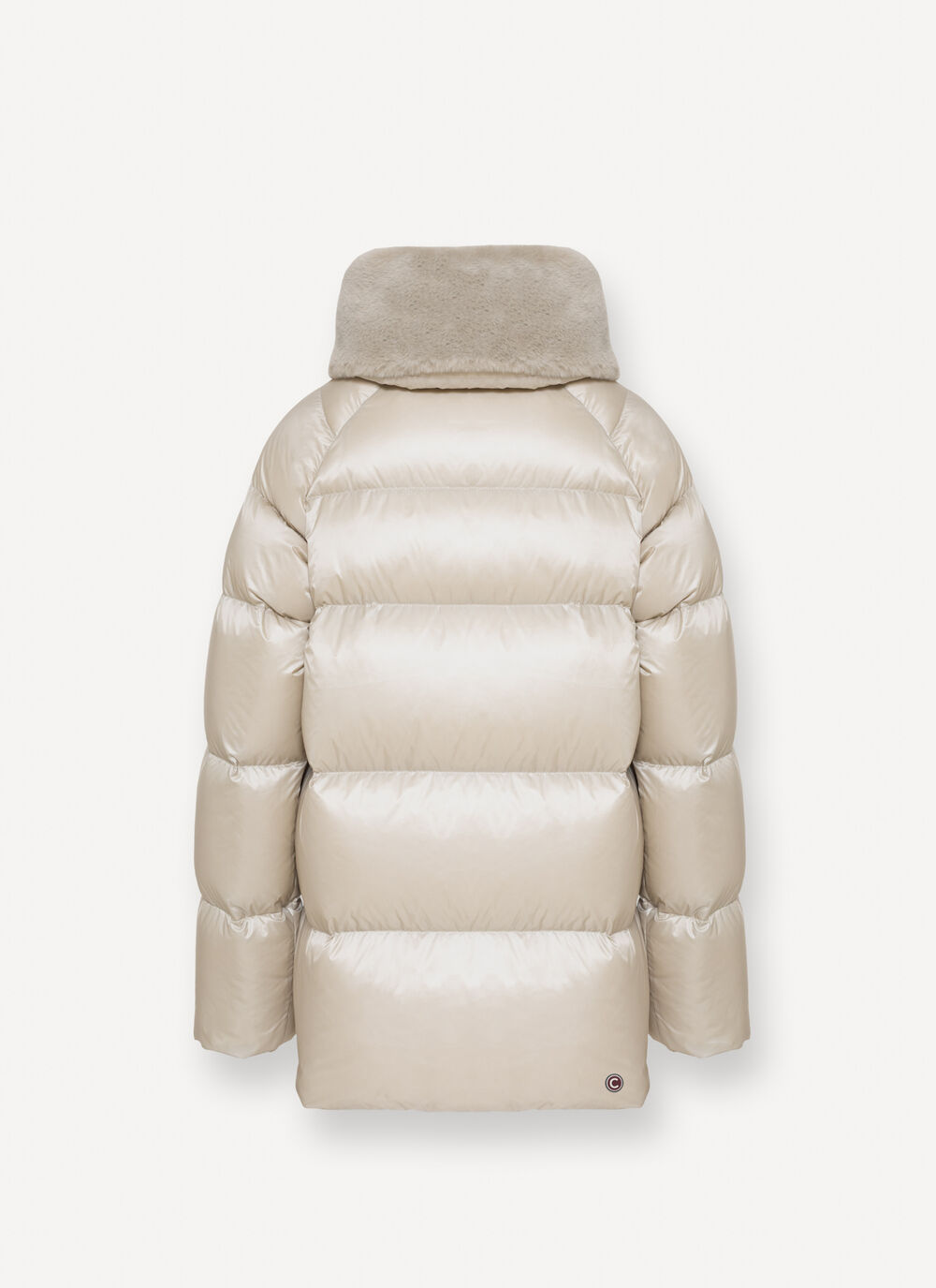 Down jacket with fur collar image number 5