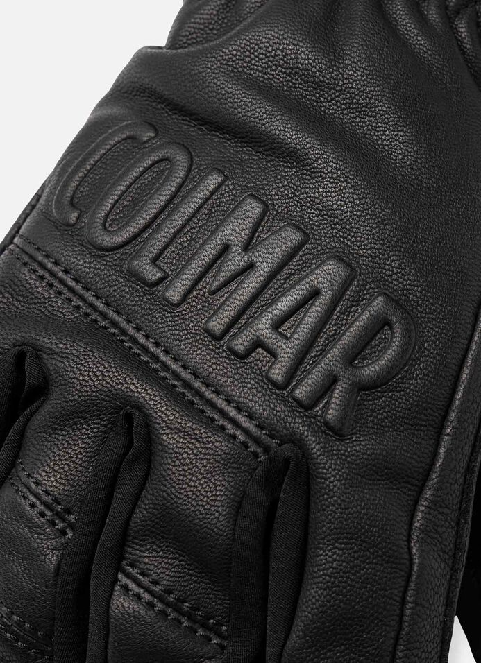 Women's leather ski gloves image number 2