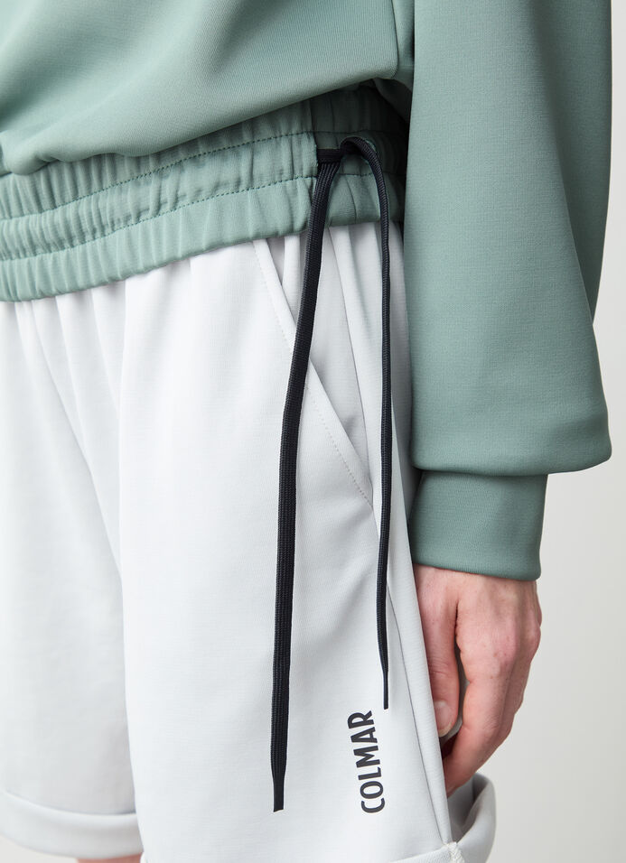 Stretch crew-neck sweatshirt image number 2