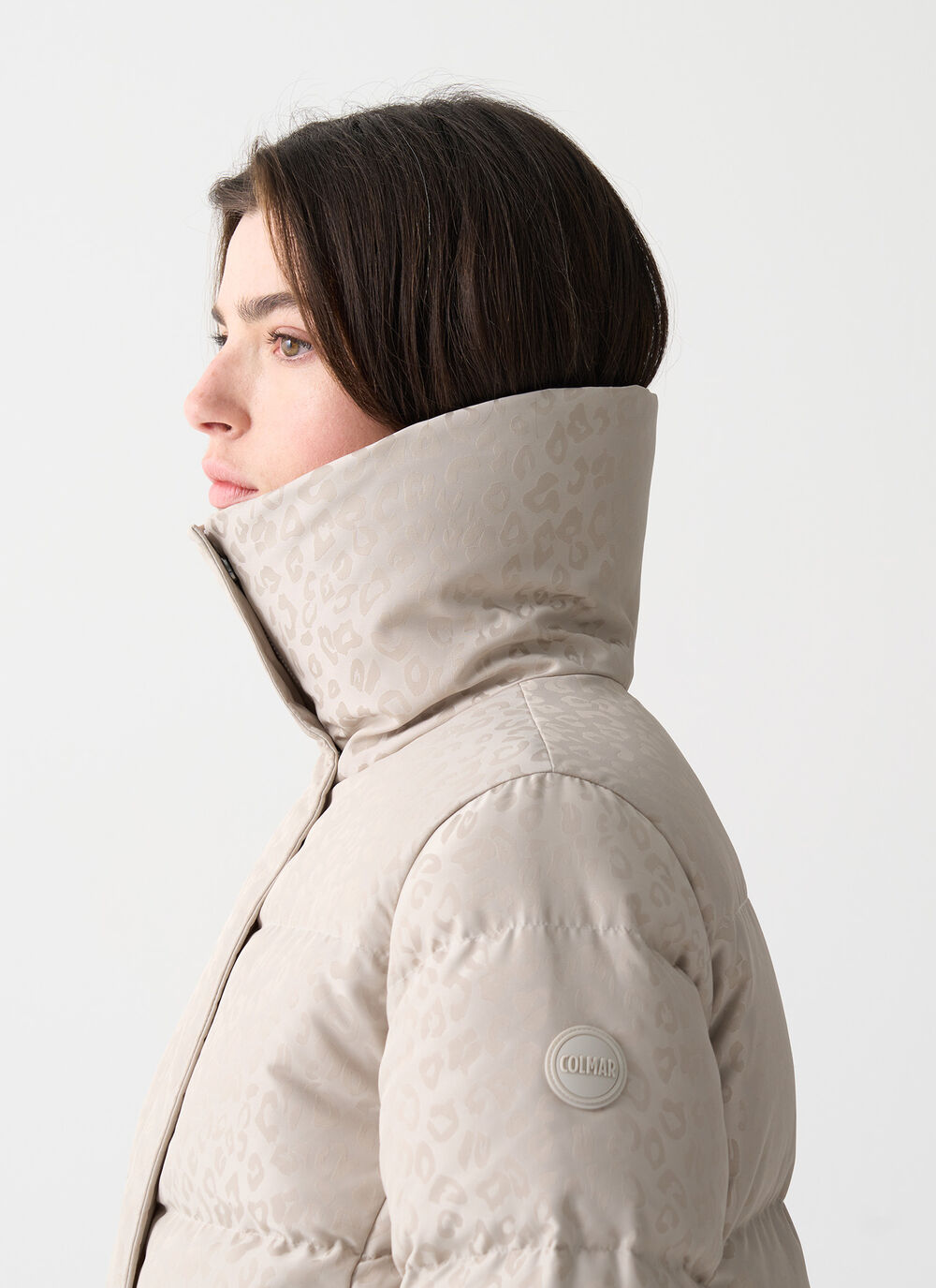 Daunenjacke mit Animal-Motiv und Maxi-Kragen  image number 2