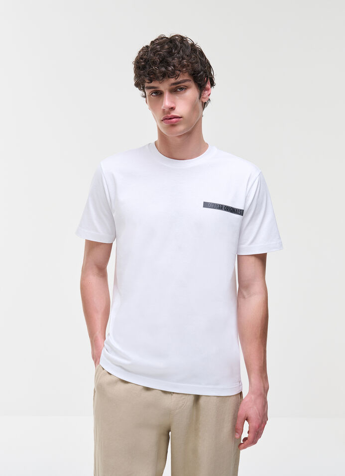 T-shirt con logo transfer