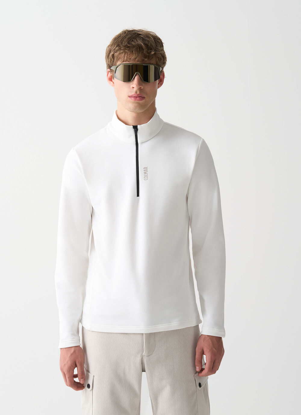 Half-zip stretch ski fleece image number 1