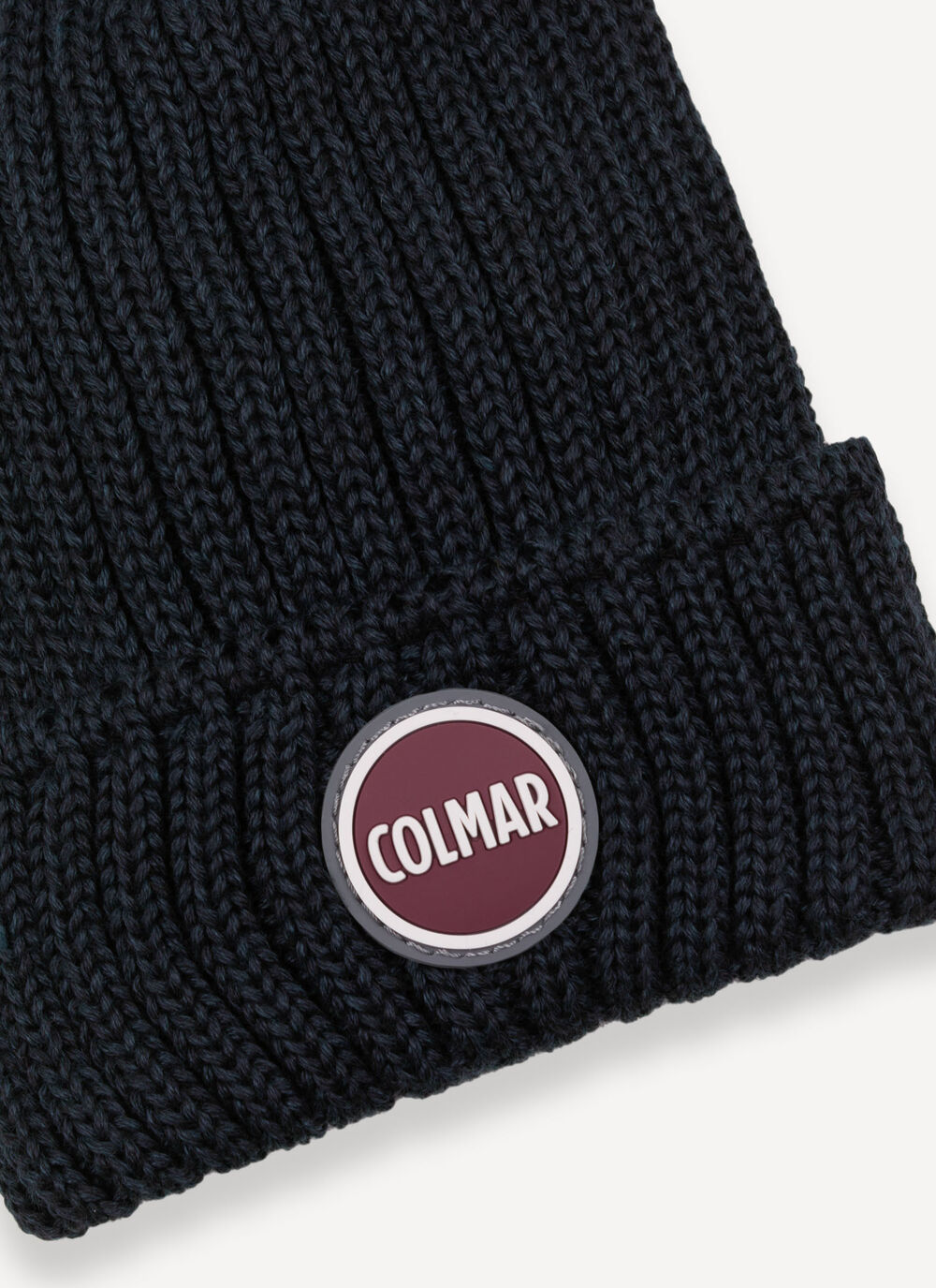 Unisex rib-knit hat with turn-up image number 3