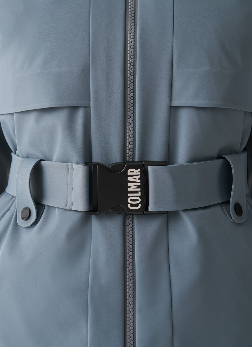 Shaped ski jacket with faux fur image number 2