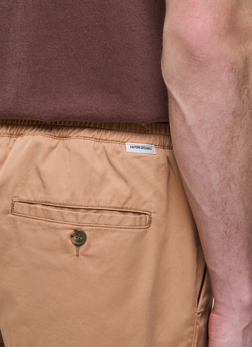 Cotton Drawstring Bermuda Shorts image number 2