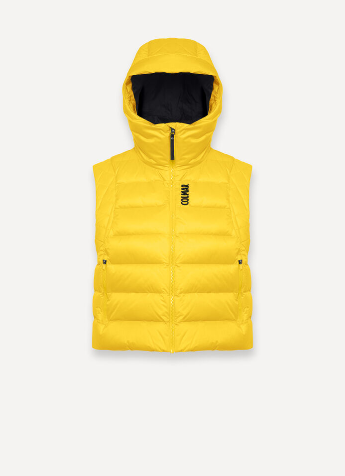Puffy padded gilet image number 4