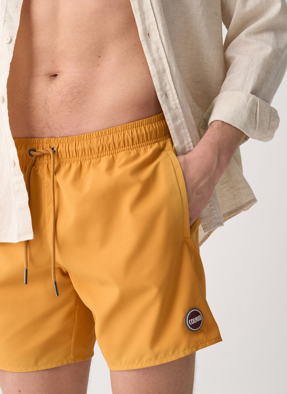 Solid-colour swimsuit image number 2