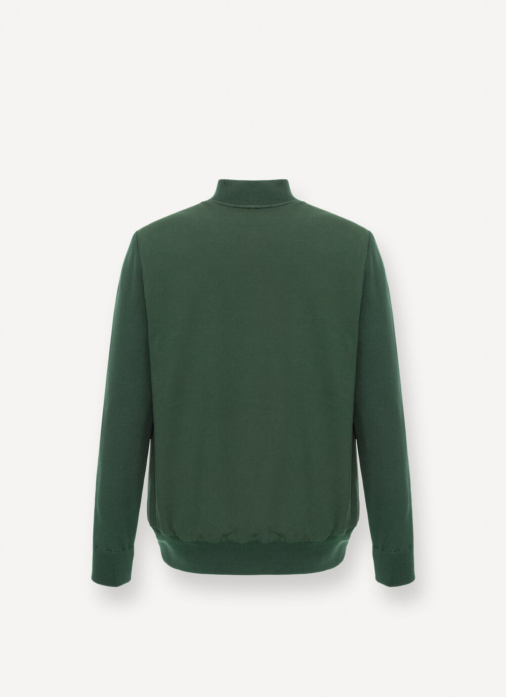 Hybrid padded bomber jacket image number 5