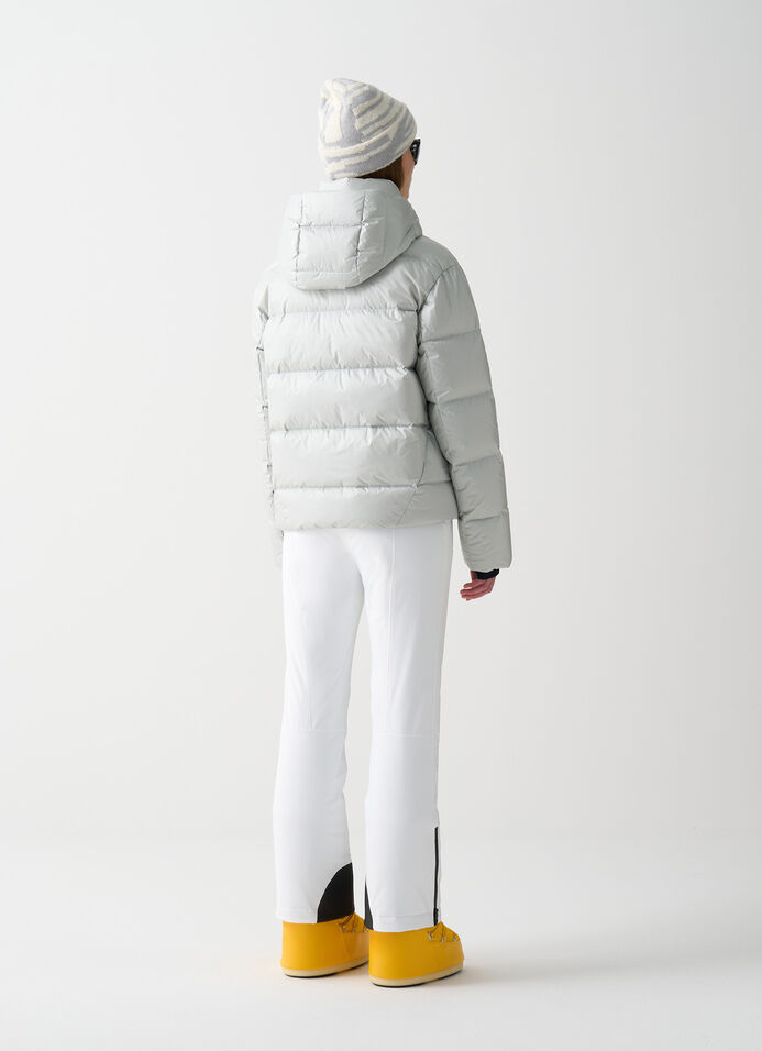 Puffy padded ski jacket image number 3