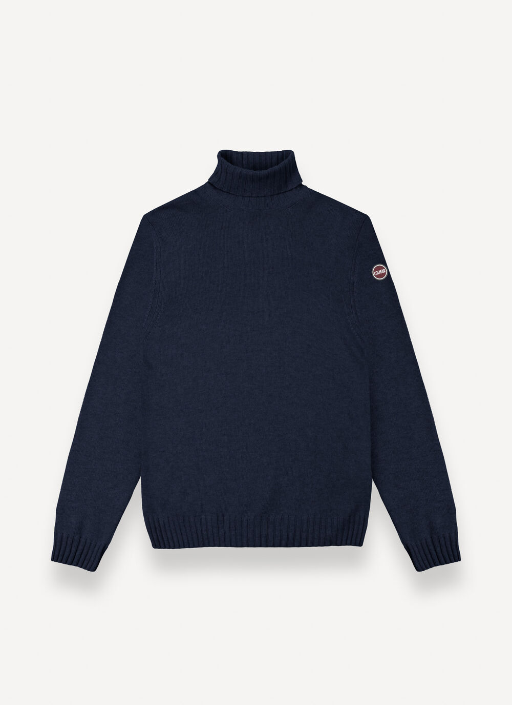 Branded wool polo-neck pullover image number 4