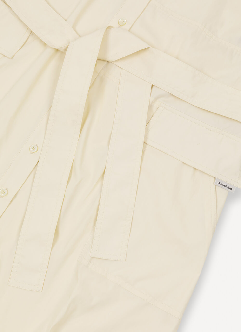 Robe sans manches en popeline image number 6