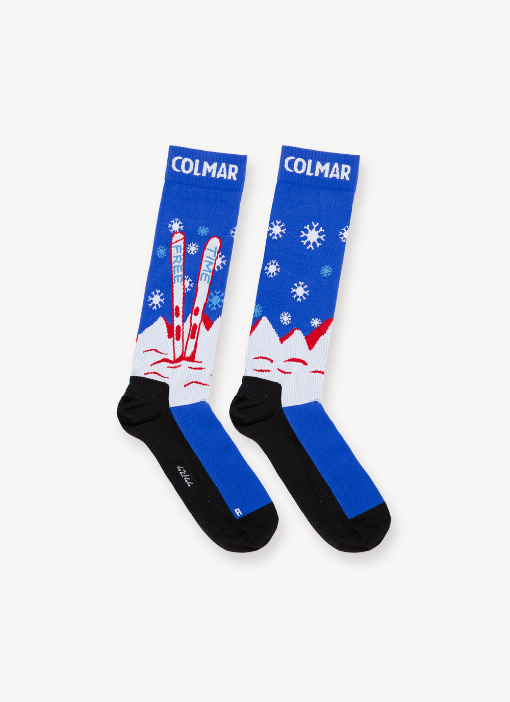 Unisex snowflake ski socks image number 0