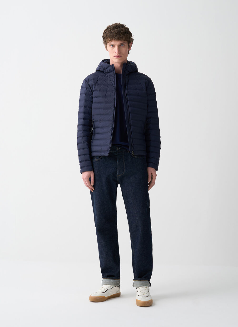 Plum&iacute;fero sin costuras con capucha image number 0