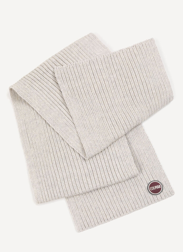 Unisex rib-knit scarf image number 3