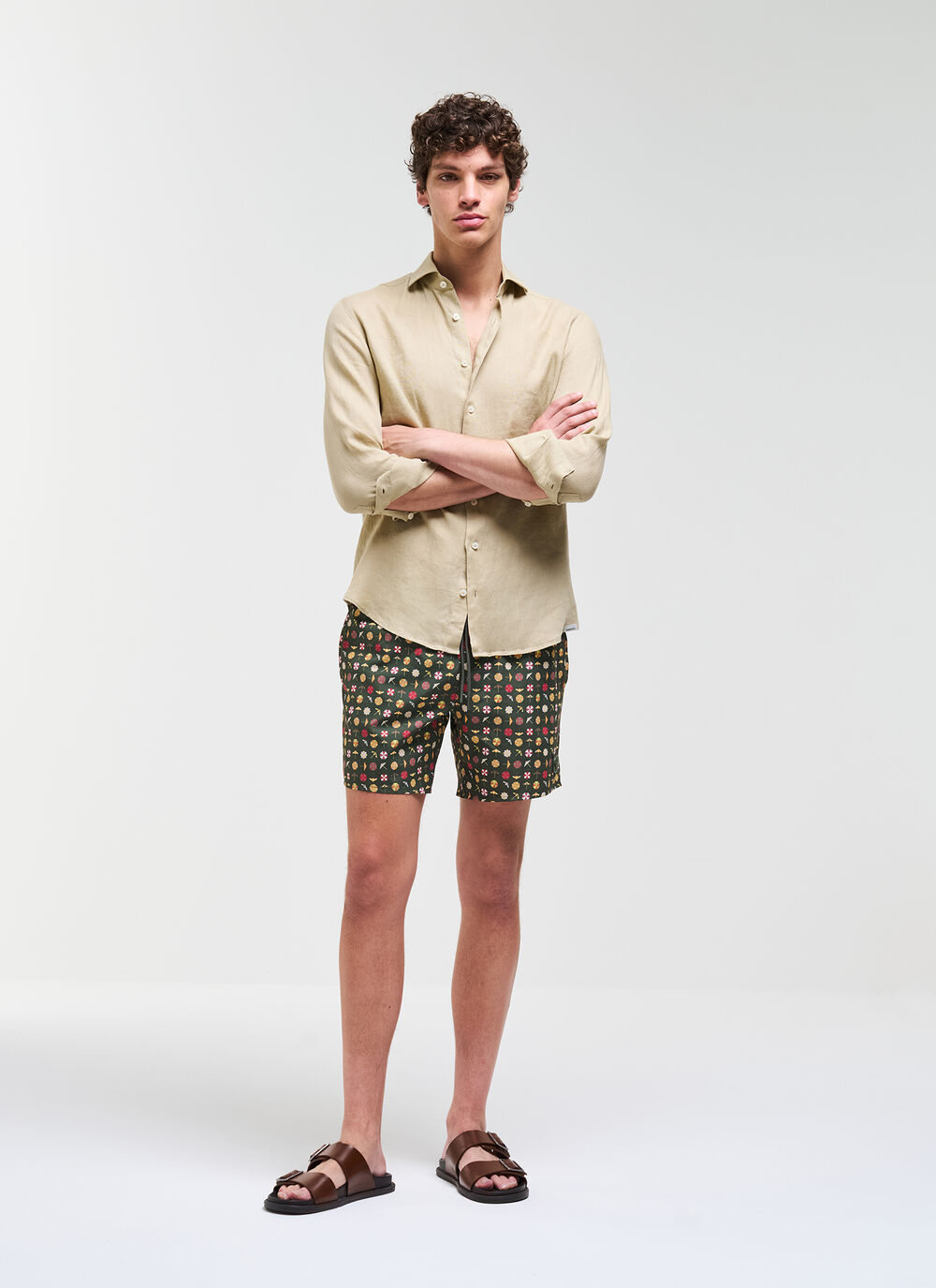 Gemusterte Badehose image number 0