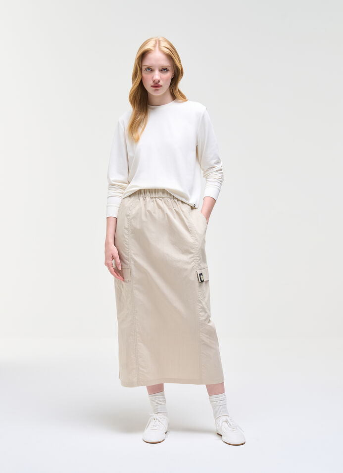 Soft modal crew-neck sweatshirt