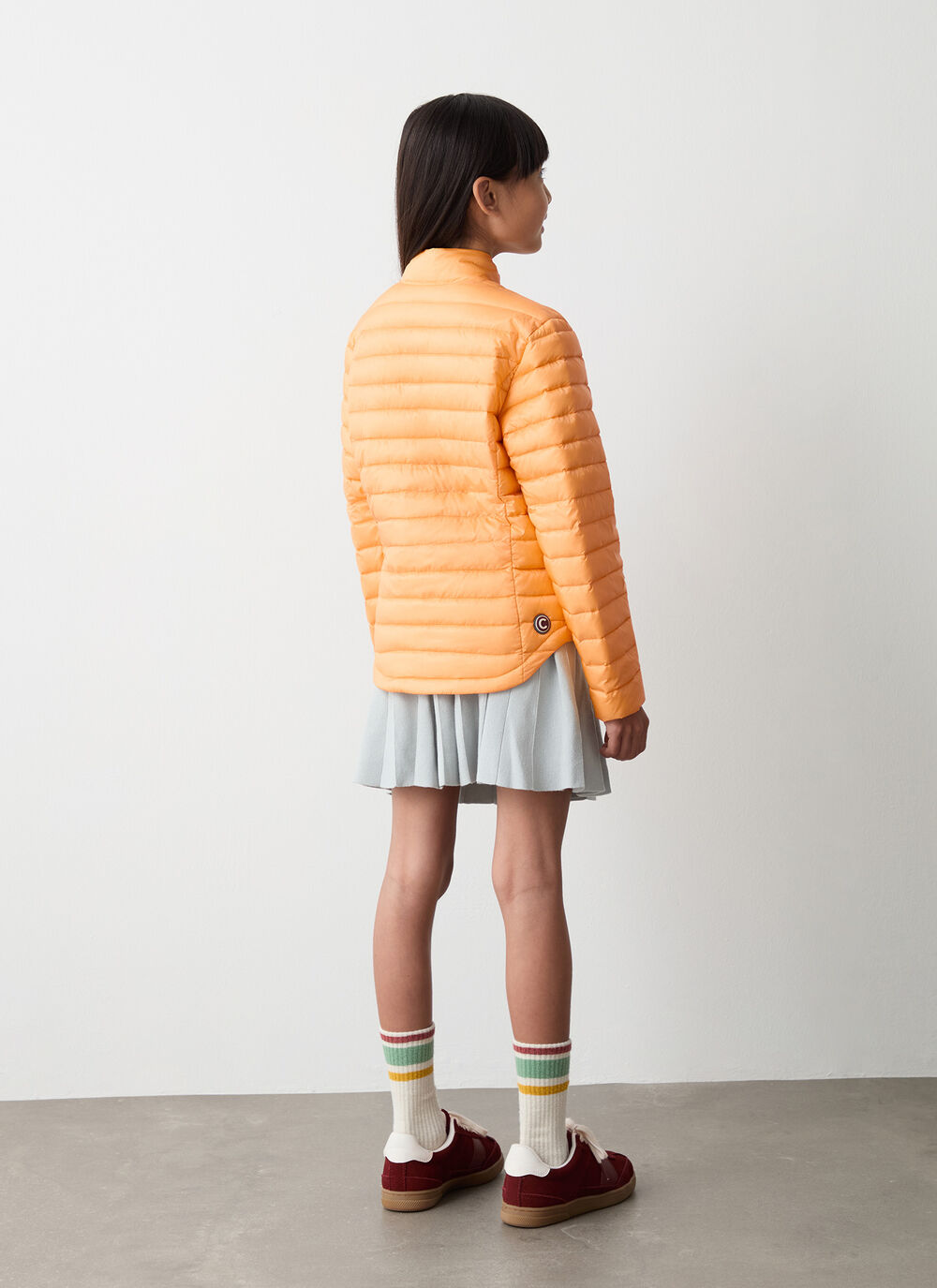 Down jacket with rounded hem image number 3