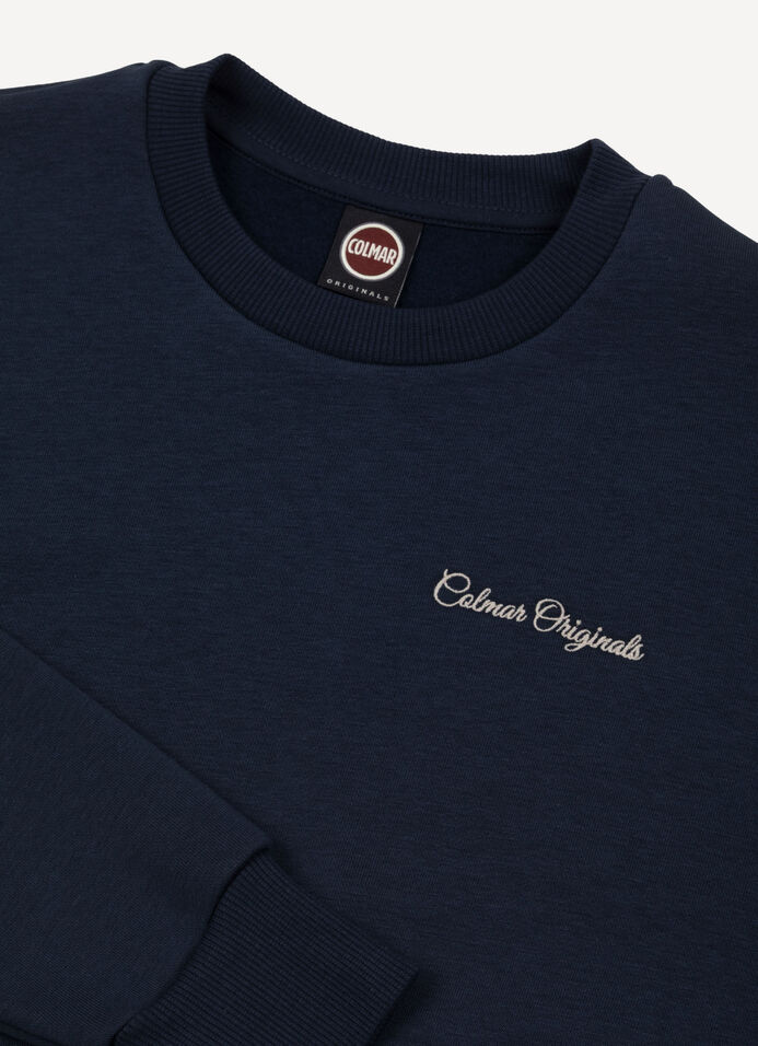 Cropped sweatshirt with embroidery image number 6