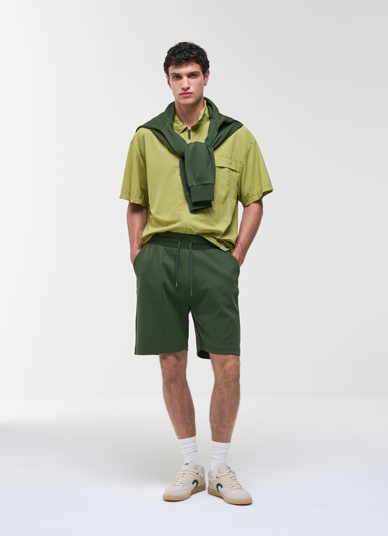 Piqu&eacute; Sweat Bermuda Shorts