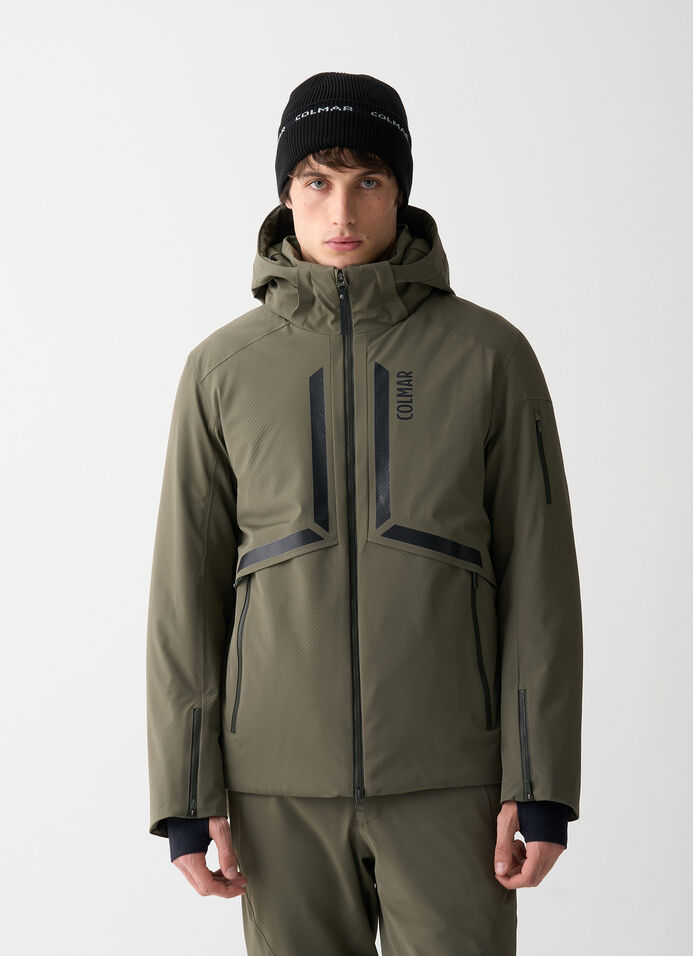 Attitude 3D ski jacket with seamless balaclava image number 1