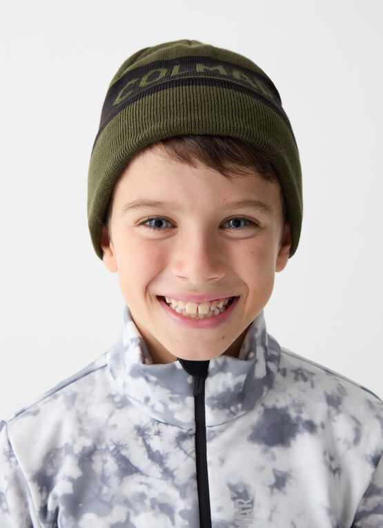 Unisex hat with maxi-logo
