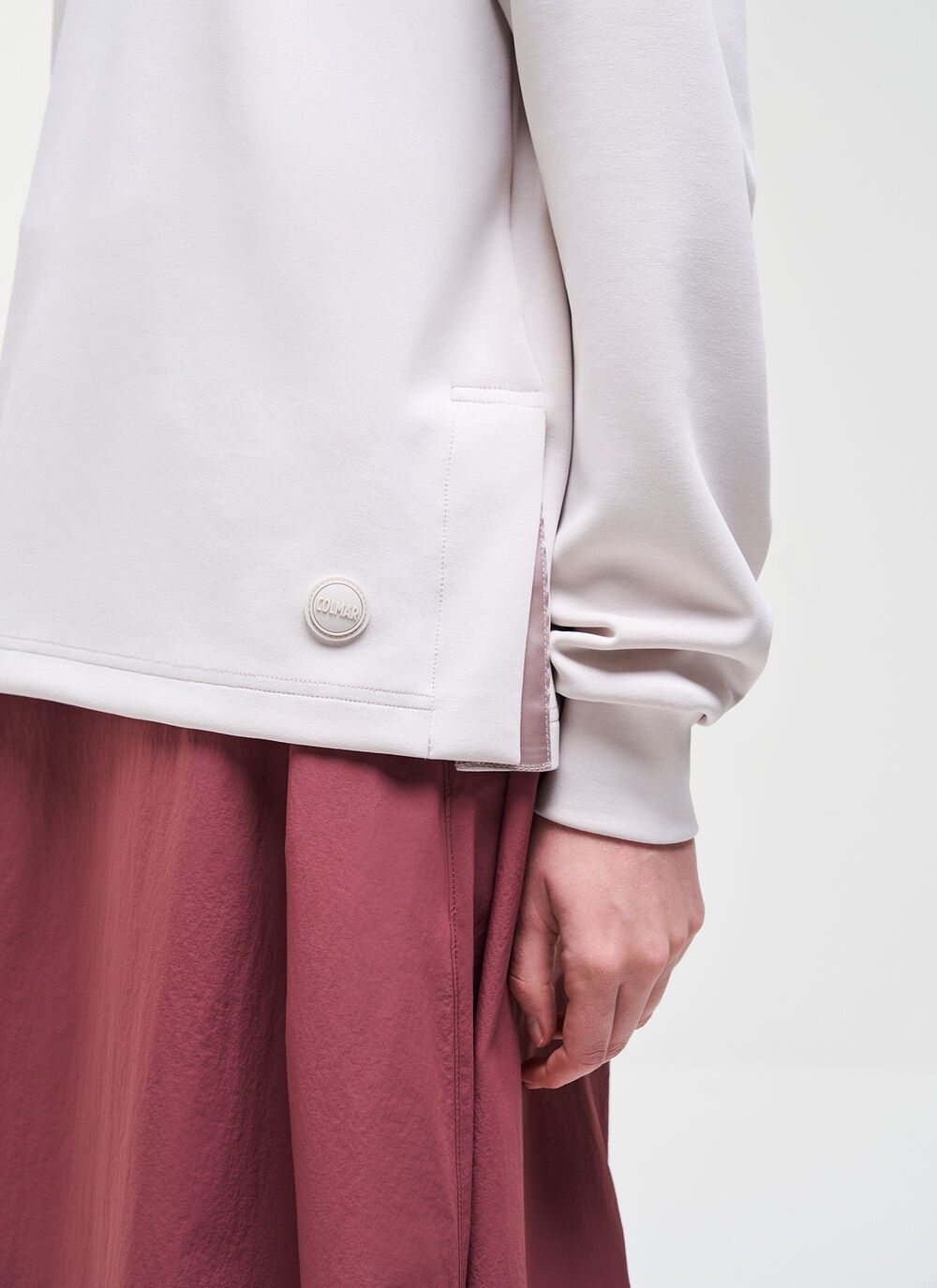 Sweatshirt with side slits image number 2