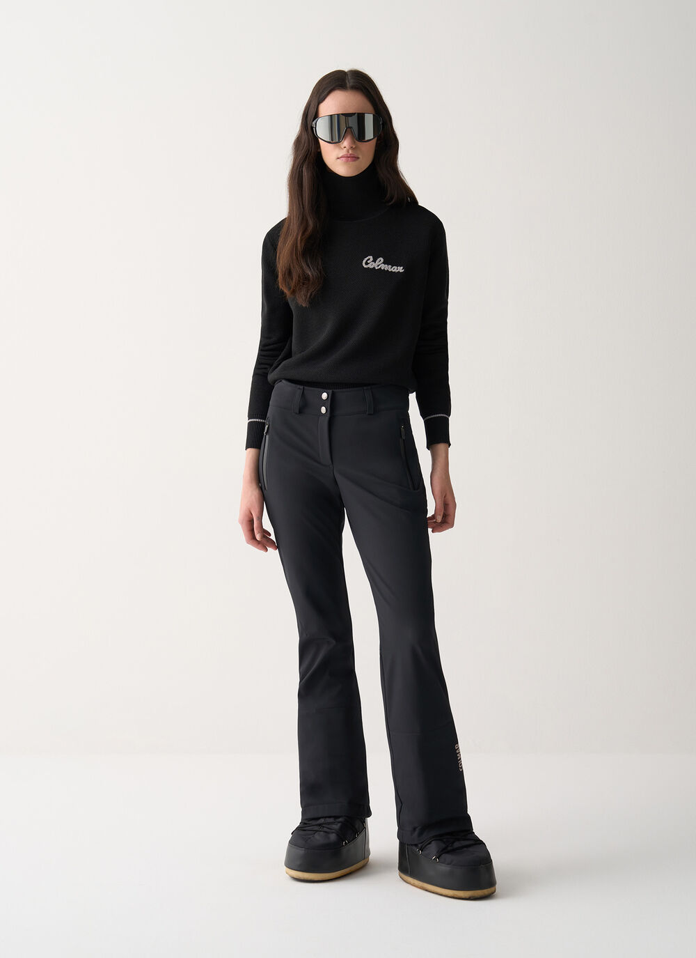 Woollen ski polo-neck  image number 0