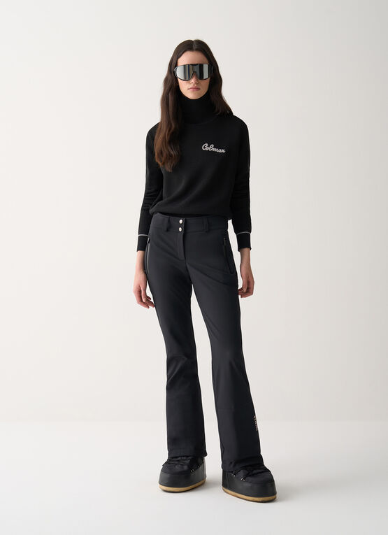 Woollen ski polo-neck 
