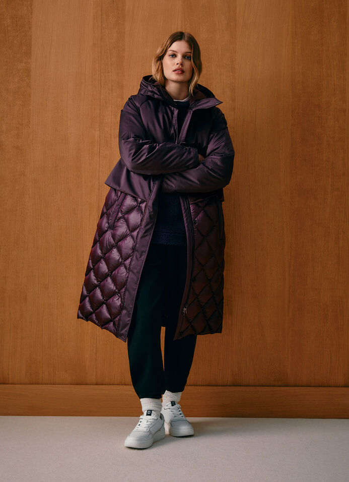 Long down-padded maxi-jacket image number 0