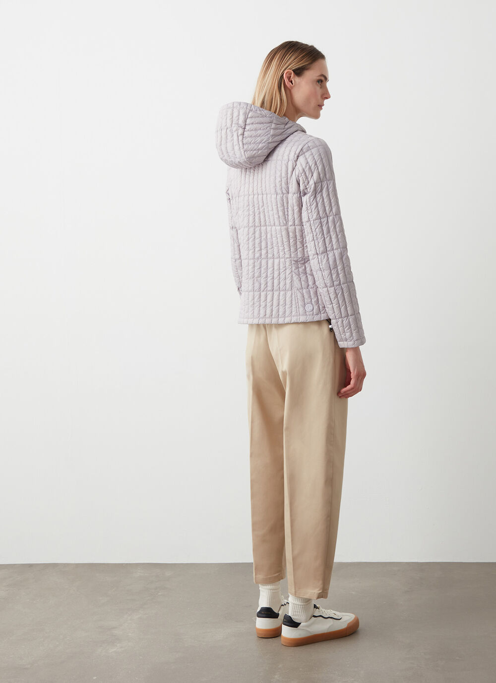 Shiny ultralight down jacket image number 2