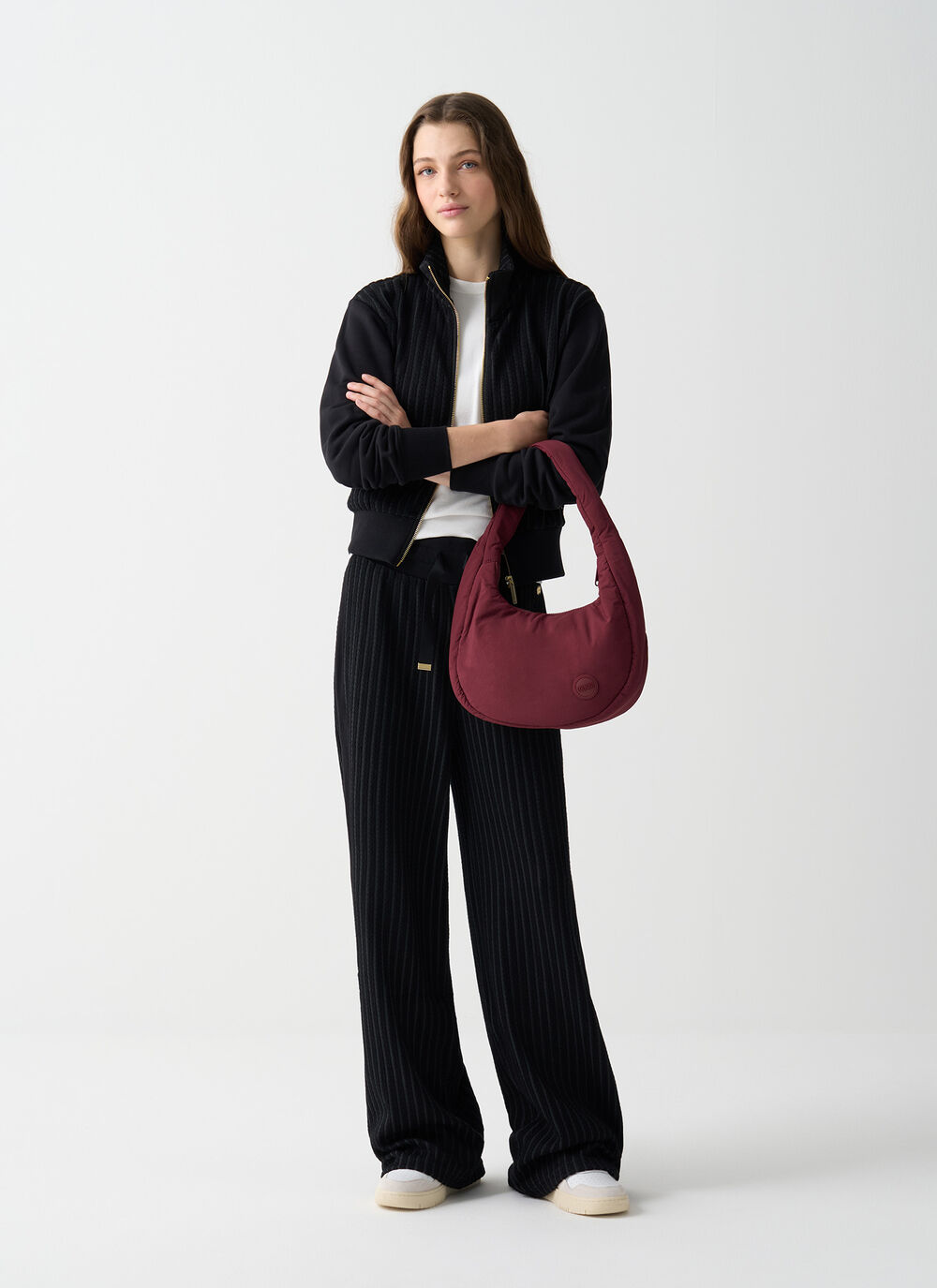 Cardigan &agrave; torsades avec zip image number 1