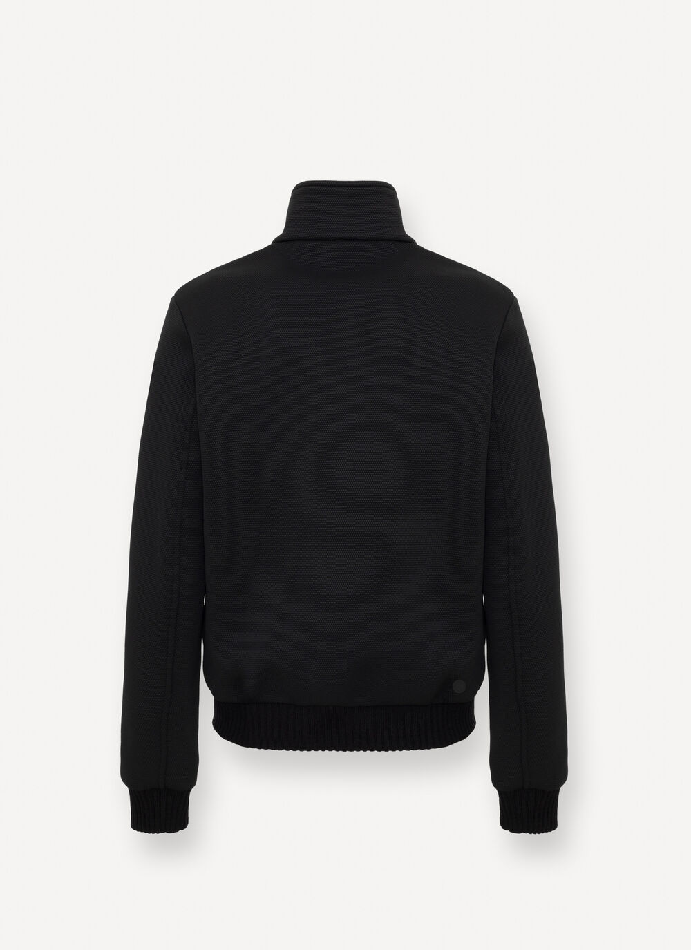 Unpadded honeycomb-effect bomber jacket image number 5