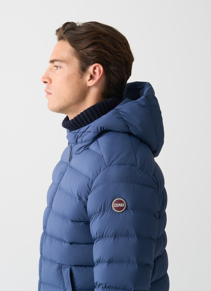 Down jacket with hood image number 2