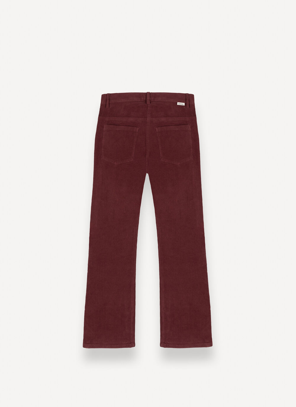 Pantaloni flare in velluto