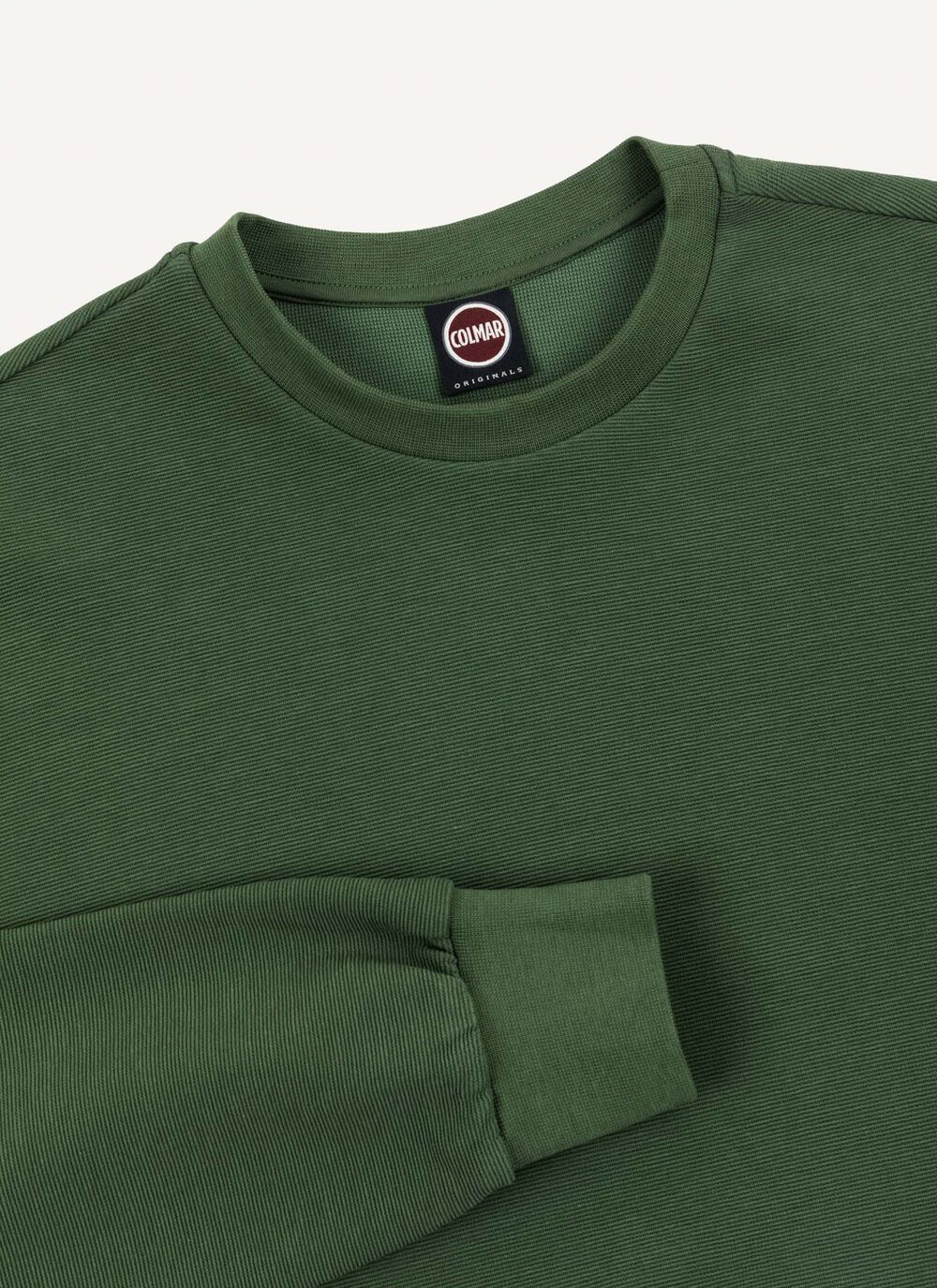 Needlecord crew-neck sweatshirt image number 6