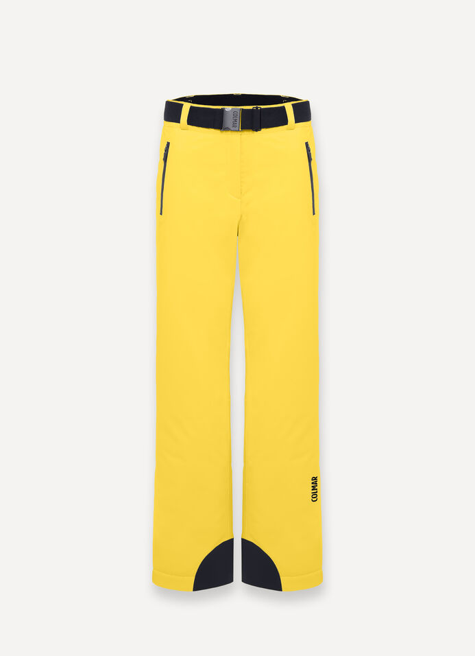 Padded ski pants with belt image number 4