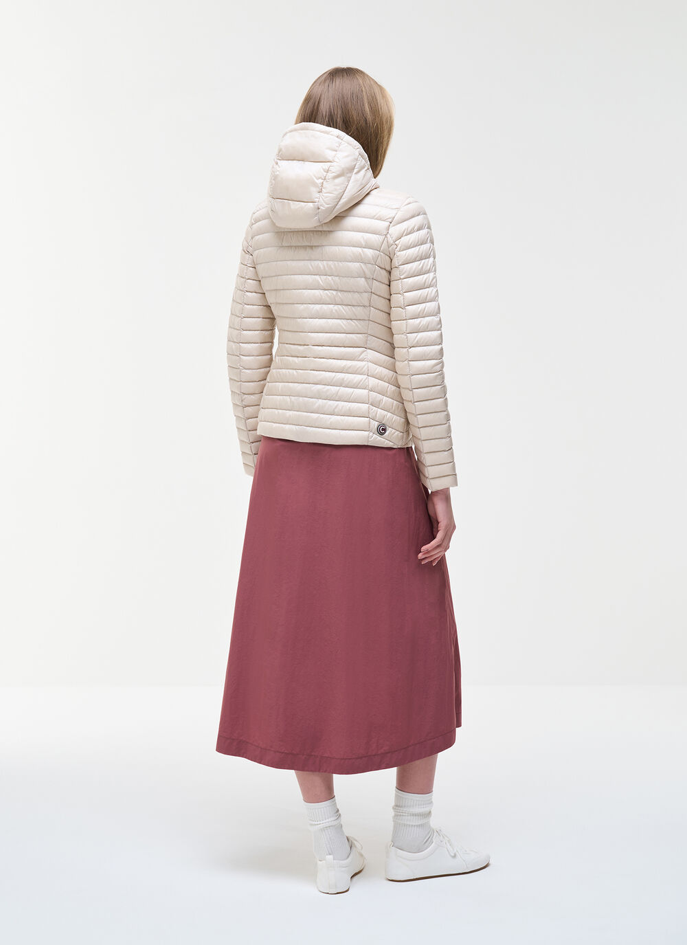 Light down jacket with hood image number 3